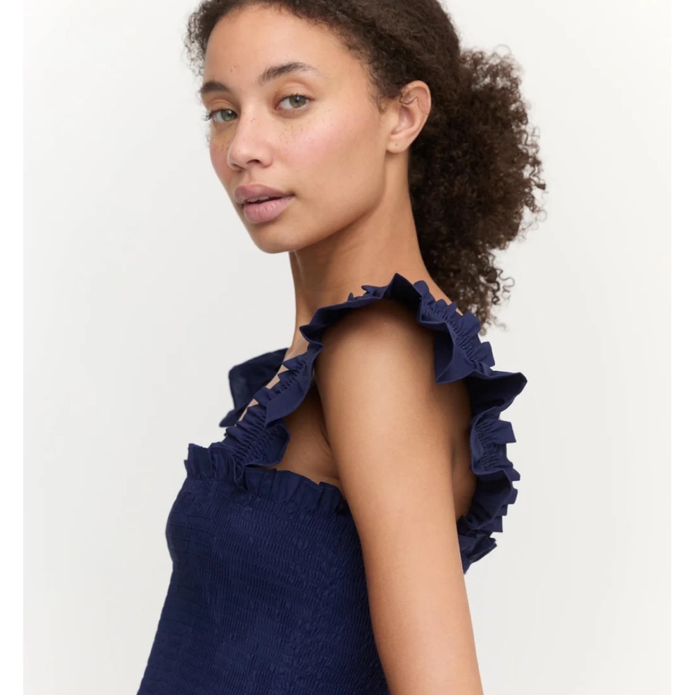 Hill House Ellie Nap Dress in Navy - Picture 5 of 10
